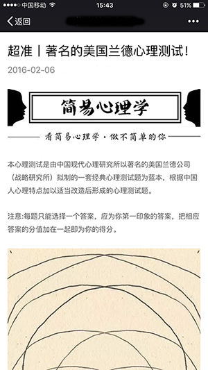《美國蘭德心理測試》
